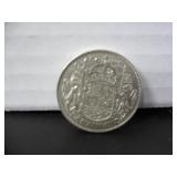 1942 SILVER CANADA 50 CENT COIN