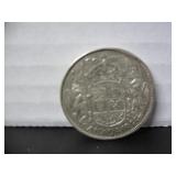 1944 SILVER CANADA 50 CENT COIN