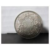 1946 SILVER CANADA 50 CENT COIN