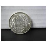 1943 SILVER CANADA 50 CENT COIN