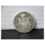 1963 SILVER CANADA 50 CENT COIN