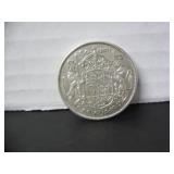 1943 SILVER CANADA 50 CENT COIN