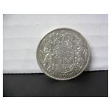 1943 SILVER CANADA 50 CENT COIN