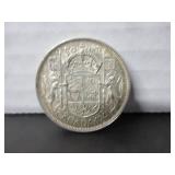 1941 SILVER CANADA 50 CENT COIN
