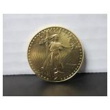 US 1 OZ FINE GOLD EAGLE 22kt GOLD 50 DOLLAR