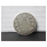 1910 .925 SILVER CANADA 50 CENT COIN