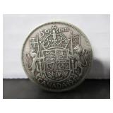 1942 SILVER CANADA 50 CENT COIN