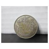 1943 SILVER CANADA 50 CENT COIN