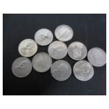 10 SILVER 1967 CANADA CENTENNIAL 10 CENT COINS