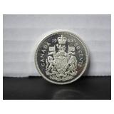 SILVER 1963 CANADA 50 CENT COIN