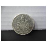 1963 SILVER CANADA 50 CENT COIN