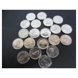 20-1967 CANADA CENTENNIAL 5 CENT COINS