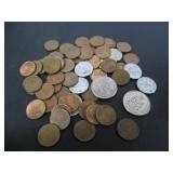 LOT OF OLD CANADIAN COINS