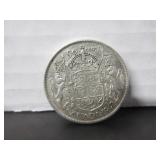 1942 SILVER CANADA 50 CENT COIN