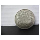 1944 SILVER CANADA 50 CENT COIN