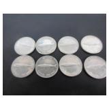 8 SILVER CANADA CENTENNIAL 10 CENT COINS