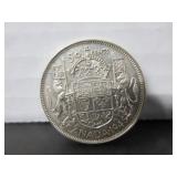 1946 SILVER CANADA 50 CENT COIN