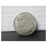 1945 SILVER CANADA 50 CENT COIN