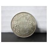 1949 SILVER CANADA 50 CENT COIN