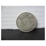 1944 SILVER CANADA 50 CENT COIN