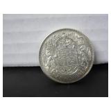 1944 SILVER CANADA 50 CENT COIN