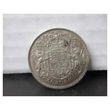 1949 SILVER CANADA 50 CENT COIN