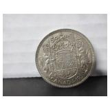 1939 SILVER CANADA 50 CENT COIN