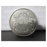 1945 SILVER CANADA 50 CENT COIN