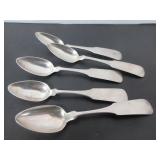 5 .900 SILVER-COIN SPOONS