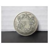 1941 SILVER CANADA 50 CENT COIN