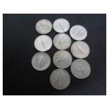 10 SILVER 1967 CENTENNIAL CANADA 10 CENT COINS