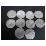 10 SILVER 1967 CANADA CENTENNIAL 10 CENT COINS