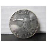 SILVER 1867-1967 CENTENNIAL CANADA ONE DOLLAR COIN