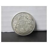 1942 SILVER CANADA 50 CENT COIN
