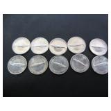 10 SILVER 1967 CENTENNIAL CANADA 10 CENT COINS