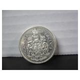 1963 SILVER CANADA 50 CENT COIN