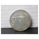 SILVER 1867-1967 CENTENNIAL CANADA ONE DOLLAR COIN