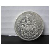 SILVER 1963 CANADA 50 CENT COIN