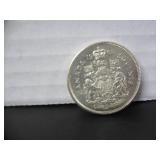 1963 SILVER CANADA 50 CENT COIN