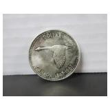 SILVER 1867-1967 CENTENNIAL CANADA ONE DOLLAR COIN