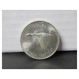 SILVER 1867-1967 CENTENNIAL CANADA ONE DOLLAR COIN