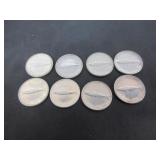 8 SILVER CANADA CENTENNIAL 10 CENT COINS