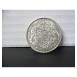 1943 SILVER CANADA 50 CENT COIN