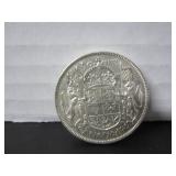 1942 SILVER CANADA 50 CENT COIN