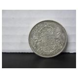 1942 SILVER CANADA 50 CENT COIN
