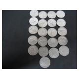 20 SILVER CANADA 1968 10 CENT COINS 50% SILVER