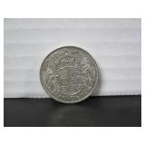 1943 SILVER CANADA 50 CENT COIN