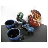GROUP LOT OF BLUE MOUNTAIN POTTERY PIECES