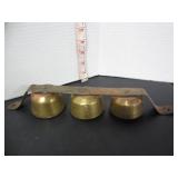 ANTIQUE BRASS SLEIGH BELLS