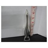 MID-CENTURY STYLE SILVER PLATED BOTTLE OPENER